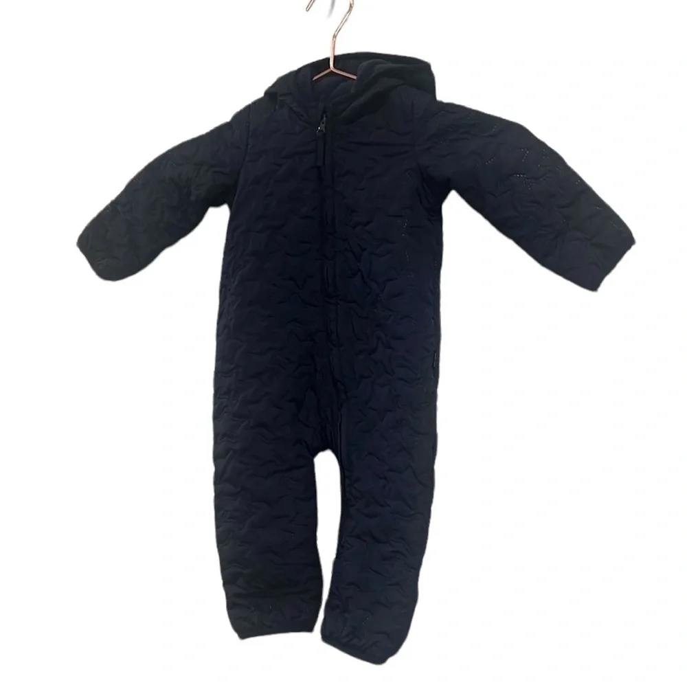 Baby Gap Jumpsuit Quitted Star Navy Blue 3-6 months.